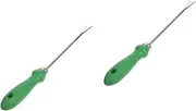 ETHZZLE 2pcs Plastic Handle Root Picker Grass Pullers Dandelion Grass Puller Tool Weeder Tool for Garden Grass Remover Tool Grass Removal Tools Grass Pull Tool Grass Pulling Tools
