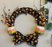 Candy Corn Wreath