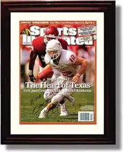 16x20 Gallery Frame Colt McCoy "Heart of Texas" Longhorns SI Autograph Promo