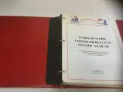 New White Ace Worldwide Commemorative Pages in Binder A Thru Lib W/Blank Pages