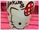 ♥小花花日本精品♥ Hello Kitty 馬克杯 陶瓷杯 茶杯 大臉側姿吸手指愛心11243205