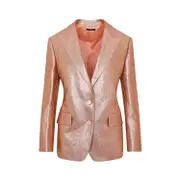 [Tom Ford] Tom Ford-Powder Pink Tailored Jacket-Donna 40 IT
