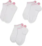 [Jefferies Socks] Little Girls' Seamless Pom Ped