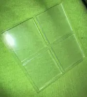 4 pieces - 1" Pre-Cut Squares Gorilla Tough & Clear Double Sided Mounting Tape