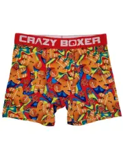 Mens Christmas Holiday Gingerbread Man Novelty Underwear Boxer Briefs