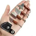 4pcs/Set Mini Knife Stainless Steel Pocket Cleaver EDC Portable Unboxing Fishing