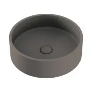 Fienza Jada Round Concrete Above Counter Basin Warm Grey RB199
