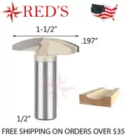 Tideway Carbide PRO LC18262408 1-1/2" Cove Crown or Bowl 1/2" shank router bit