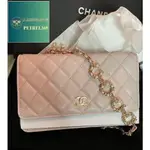 【全國購】 CHANEL COCO WALLET ON CHAIN WOC 香奈兒 鏈條包 淡粉紅 AP2298