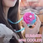 Cute Bladeless Mini Fan: Portable Neck Fan with USB, Perfect for Summer & Gifts!