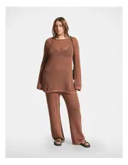 [Decjuba] Coco Crochet Tunic in Clove
