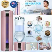 Hydrogen Rich Alkaline Water Ionizer Generator Bottle Cup 350ml USB Portable Mug