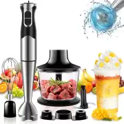 TOCVEOE 4-In-1 Electric Stick Blender 1000W Stepless Speed Immersion Hand Ble...