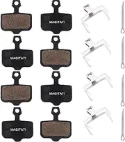 Semi-Metallic Bike Bicycle Disc Brake Pads Compatible with Sram Avid Elixir 1 3 5 7 9 R ER CR Mag Level TL T Sram XX X7 X9 XXWC DB1 DB3 DB5