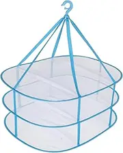 Ciieeo Foldable Multi Functional Drying Net Breathable Mesh Dry Rack for Indoor Outdoor Use Large Capacity Easy Setup Versatile for Clothes and Vegetables and Sturdy Design