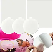 KAIHENG 5PCS Clear Pool Patch Repair Kit, Inflatable Patch Repair Kit Waterproof, 2PCS 5"X6", 3PCS 3"X3" TPU Repair Patch for Air Mattress, Bounce House, Pool, Inflatable Toys, Tent, Swimming Ring