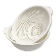 Small Kitchen Colanders and Bowl Pair Set.,7 inches, Handy Size, Easy to Use,...