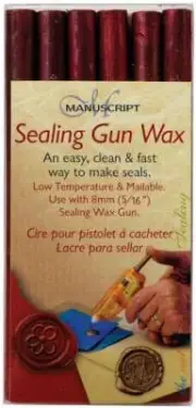 Sealing Gun Wax Sticks 6/Pkg Pink