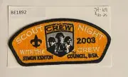 Boy Scout Simon Kenton 2003 The Crew Scout Night CSP SA-109