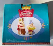 Disney Snow White &7seven Dwarfs Salt & Pepper Shakers 1999 by Treasure Craft