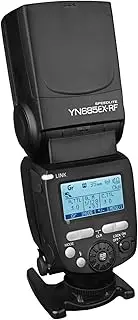 YN685EX-RF On-Camera Flash Light Master Slave Speedlite GN60 TTL 1/8000s HSS 2s Recycle Time with 2.4G Wireless Trigger System Replacement for Sony A7 Series A6600 A6500 A6400 A99 A77 ALKOY