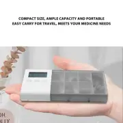 Digital Medicine Box With Alarm 5 Sets Alarm Vibration Beep Alert USB UJ