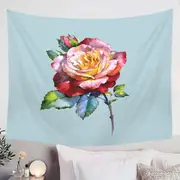 Beautiful Single Rose Painting Tapestry