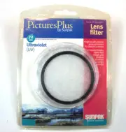 Sunpak - Pictures Plus - 72mm UV Lens Filter [DF-7037-UVCC] -- New Sealed