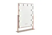 NNEKG Hollywood Makeup Mirror Illuminated Light (Rose Gold)