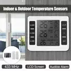 Wireless Digital Thermometer Temperature Indicator Meter Alarm Freezer +2 Sensor