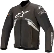 Alpinestars T-GP Plus V3 Air Motorcycle Textile Jacket, black-grey-white, Size M for Men Black Grey White