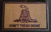 Olive Green "Don't Tread On Me" Flag Tactical Morale Patch 3 x 2"