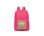 Travel Shoulder Folding Backpack Portable Large Capacity Backpack - Red
