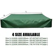 Sandpit Cover 150x150 cm Waterproof Cover UV Protection 70% Protection for Oxford Sandpit with Drawstring, Green (150x150 cm) black 150x150cm