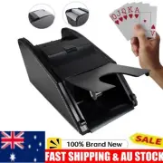 Automatic Card Shuffler 2 IN 1 Poker Shuffling Machine Dealing 100-240V Black