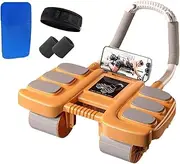 Abdominal Wheeler Ab Roller with Mat, Upgraded Abdominal Slider with Elbow Support, Automatic Rebound Ab Roller Wheel, Home Gym Exercise Core Workout Equipment Machine