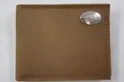 ZEP PRO Arkansas Razorbacks Crazy Horse Leather bifold Wallet Tin Gift Box