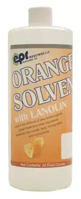 House Brand CE120 Orange Solvent with Lanolin Quart Bottle 32 Oz