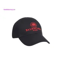 在飛比找蝦皮購物優惠-米娜正品 Balenciaga巴黎世家 黑色 紅logo 鴨