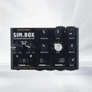 SIM BOX Electric Guitar Amp Simulator Box Cabinet Simulator Effect Pedal Black