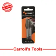 Frost 3 Piece 3/16-1/4-5/16 Imperial Tap Set