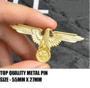 TOP QUALITY METAL PIN WW2 GERMAN EAGLE IRON CROSS JACKET CAP VEST PUNK SKULL BIK