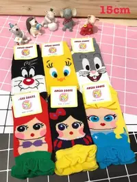 在飛比找Yahoo!奇摩拍賣優惠-【傳說企業社】韓國直送童襪兒童襪子15公分 超人蝙蝠俠超級瑪