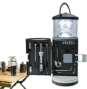 Flashlight Tool Set | LED Lantern with Tool Kit | Fishing Tool Kit, Portable Lamp Hardware Tool Set for Fishing, Home, Men, Hiking, Family, Friends