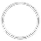 Aluminum Lazy Susan Metal Rotating Turntable 16 Inch for Dining Table Silver