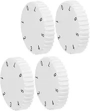4pcs Freezer Knob Accessories The Switch Thermostat Small Refrigerator for Room Refrigerators Refrigerator Temperature Regulator Refrigerator Temp Management White Plastic