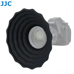 JJC 可摺疊矽膠消光罩防玻璃反光矽膠遮光罩 佳能Canon 尼康Nikon 索尼Sony 富士Fuji等相機鏡頭適用