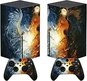 PlayVital Clash Custom Vinyl Skins for Xbox Core Wireless Controller, Wrap Decal Cover Stickers for Xbox Series X Console Controller