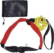 YYST Swim Training Belt - Resistance and Exerciser Tether With Bungee Cord, Waist Belt, Loop, and Storage Mesh Bag