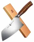 TUO Cleaver Knife, Chinese Chef Knife Stainless Steel 7 inch Vegetable Meat